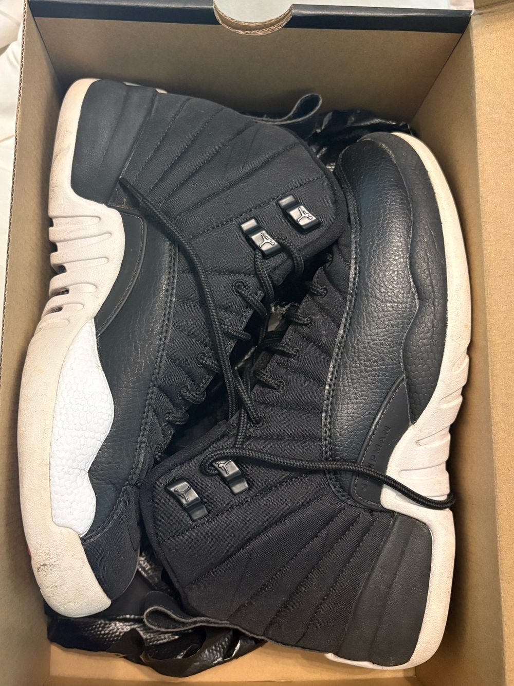 Authentic Air Jordan 12 Retro GS  Neoprene Nylon Size 6.5Y / Women’s 8 No origin